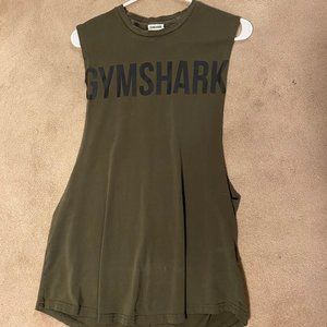 Gymshark Bold Graphic Tank Dark Green